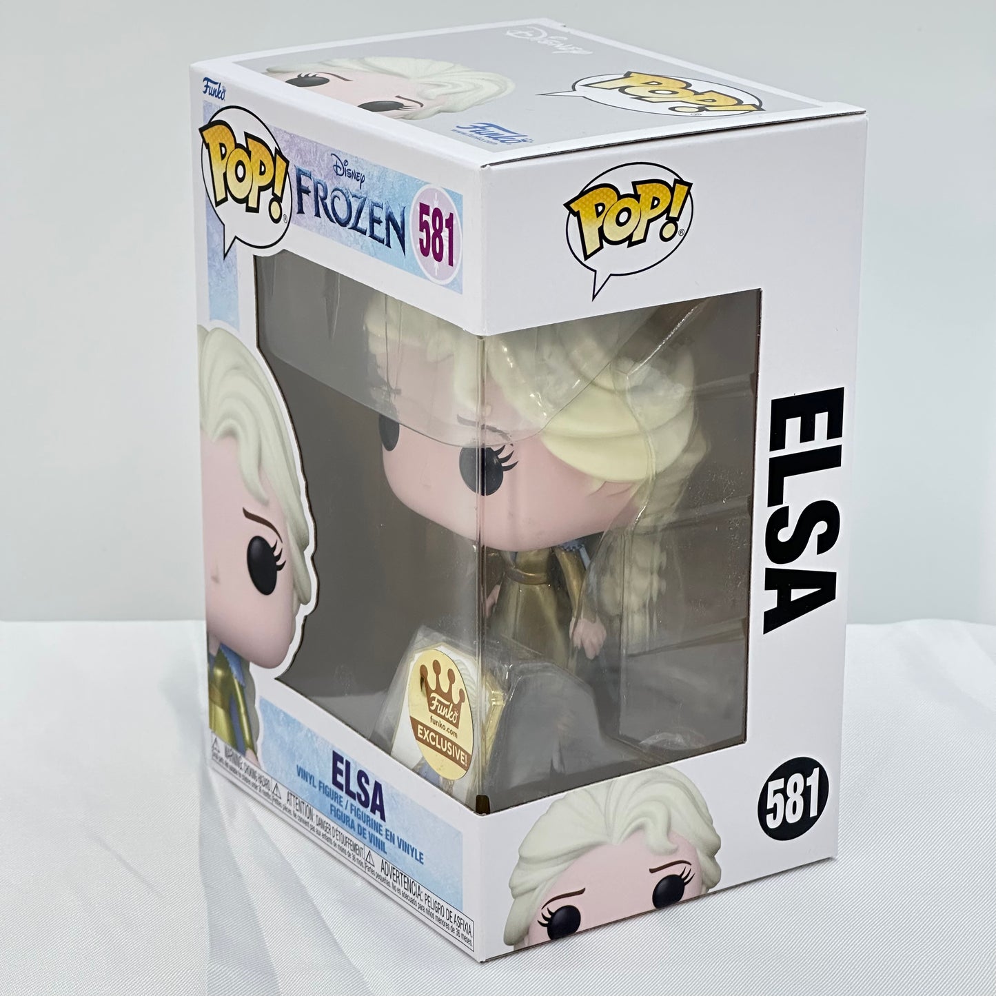 Funko Pop: Gold Disney Frozen 581 ELSA with Pin and Protective Case